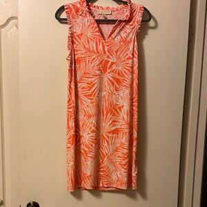 Michael Kors Coral and White Dress